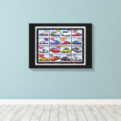 Montage der Sonderausgabe 1978-2013 Leinwanddruck (Insitu (Holzboden))