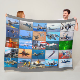 "MONTAGE" DER US-KRAFTFAHRT FLEECEDECKE