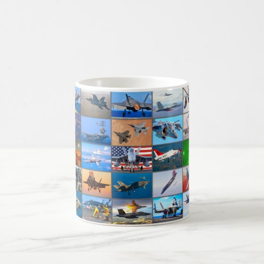 "MONTAGE" DER US-KRAFTFAHRT KAFFEETASSE (Mittel)