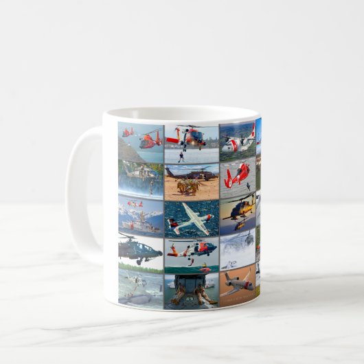 "MONTAGE" DER US-RÜCKKEHR KAFFEETASSE (Vorderseite Links)