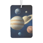 Montage des Sonnensystems Autolufterfrischer (Rückseite)