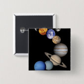 Montage des Sonnensystems Button (Vorne & Hinten)