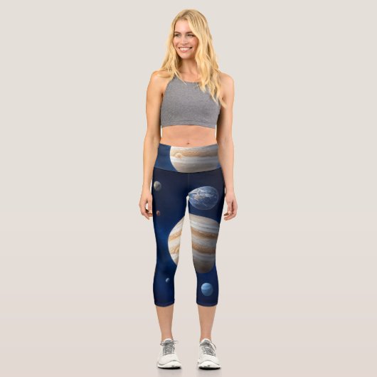 Montage des Sonnensystems Capri Leggings (Vorderseite)
