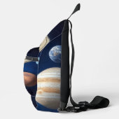 Montage des Sonnensystems Crossbody Bag (Rechts)