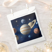 Montage des Sonnensystems Geschenktütchen (Ausgeschnitten)