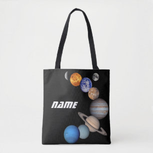 Montage des Sonnensystems JPL-Fotos - Name anpasse Tasche