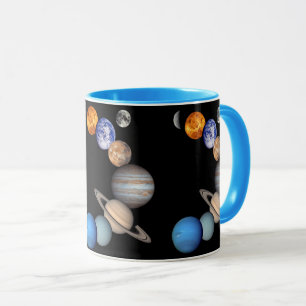Montage des Sonnensystems JPL-Planetenfotos Tasse