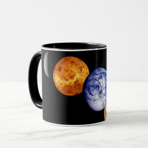Montage des Sonnensystems JPL-Planetenfotos Tasse