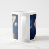 Montage des Sonnensystems Jumbo-Tasse (Rückseite)