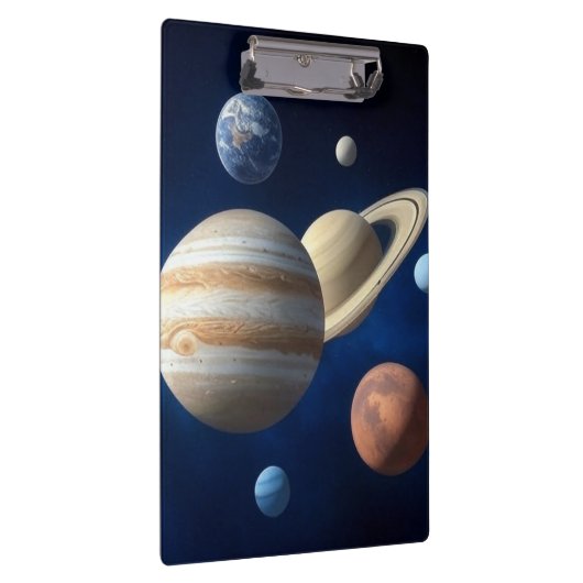 Montage des Sonnensystems Klemmbrett (Rechts)