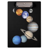 Montage des Sonnensystems Klemmbrett (Vorderseite)