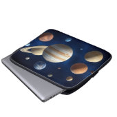 Montage des Sonnensystems Laptopschutzhülle (Vorne Knopf)