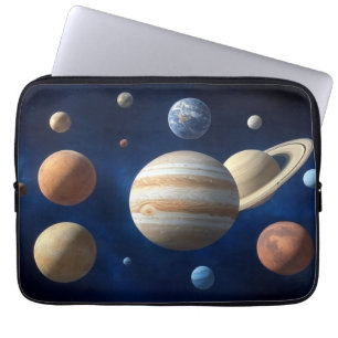 Montage des Sonnensystems Laptopschutzhülle