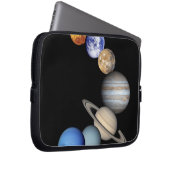 Montage des Sonnensystems Laptopschutzhülle (Vorne Rechts)