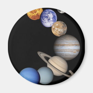 Montage des Sonnensystems Magnet