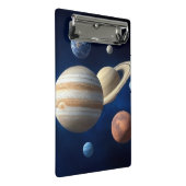 Montage des Sonnensystems Mini Klemmbrett (Schrägansicht)