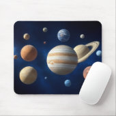 Montage des Sonnensystems Mousepad (Mit Mouse)