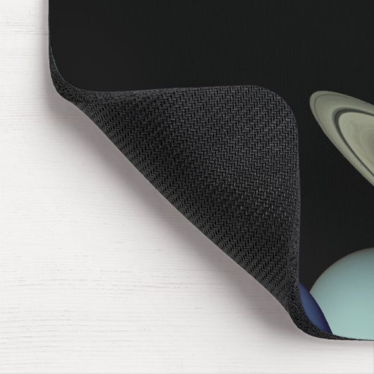 Montage des Sonnensystems Mousepad (Ecke)
