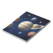 Montage des Sonnensystems Notizblock (Rotiert)