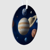 Montage des Sonnensystems Ornament (Vorderseite)
