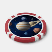 Montage des Sonnensystems Pokerchips (Einzeln)