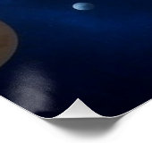 Montage des Sonnensystems Poster (Ecke)