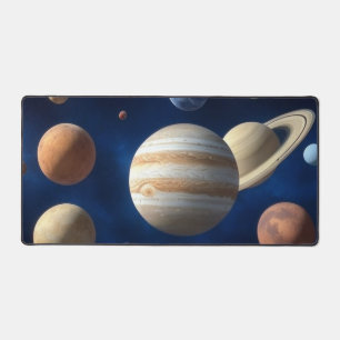 Montage des Sonnensystems Schreibtischunterlage