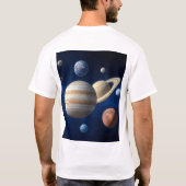 Montage des Sonnensystems T-Shirt (Rückseite)