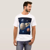 Montage des Sonnensystems T-Shirt (Vorne ganz)