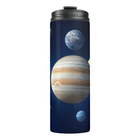 Montage des Sonnensystems Thermosbecher (Vorderseite)