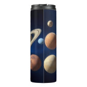 Montage des Sonnensystems Thermosbecher (Rückseite)