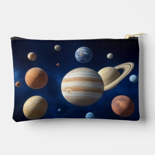 Montage des Sonnensystems Zubehörtasche (Rückseite)