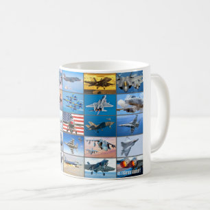 "MONTAGE" FÜR US-KAMPFFLUGZEUGE KAFFEETASSE