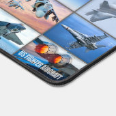 "MONTAGE" FÜR US-KAMPFFLUGZEUGE SCHREIBTISCHUNTERLAGE (Ecke)