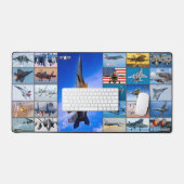 "MONTAGE" FÜR US-KAMPFFLUGZEUGE SCHREIBTISCHUNTERLAGE (Tastatur & Maus)