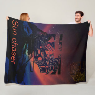 montage ink zeichn - sportwagen das zentrale Stüc Fleecedecke