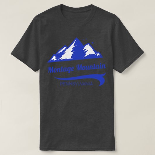 Montage Mountain Ski Pennsylvania T-Shirt (Design vorne)