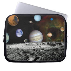 Montage von Bildern des Raumfahrzeugs Voyager von  Laptopschutzhülle