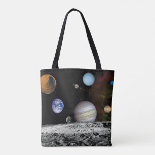 Montage von Bildern des Sonnensystems von Voyager- Tasche