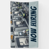 Montagebetrieb-Operatoren JETZT HIRING-Banner Banner (Vertikal)