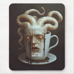Montagmorgen-Blues Koffeinspiegel Warnung 1 Mousepad