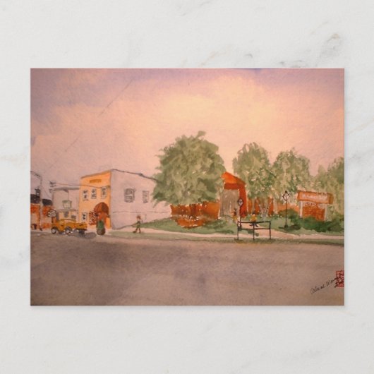 "Montagmorgen in Munfordville" Postkarte (Vorderseite)