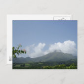 Montagne Pelée - Martinique, F.W.I. Postkarte (Vorne/Hinten)