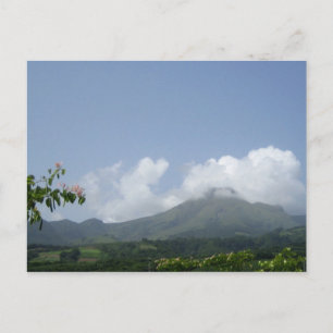 Montagne Pelée - Martinique, F.W.I. Postkarte