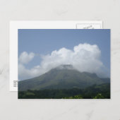 Montagne Pelée - Martinique, F.W.I. Postkarte (Vorne/Hinten)
