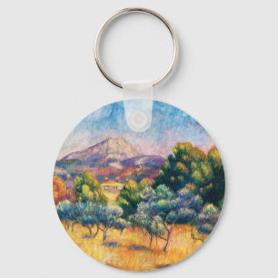 Montagne Sainte-Victoire (Landschaft) Renoir Schlüsselanhänger