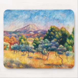 Montagne Sainte-Victoire (Paysage) Renoir Mousepad