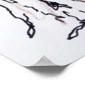 Montagne Sainte-Victoire | Südfrankreich Poster (Ecke)