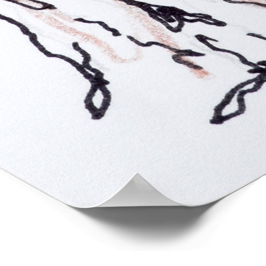 Montagne Sainte-Victoire | Südfrankreich Poster (Ecke)