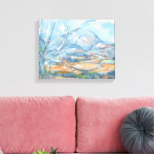 Montagne Sainte-Victoire von Paul Cezanne Leinwanddruck (Insitu (Wohnzimmer))